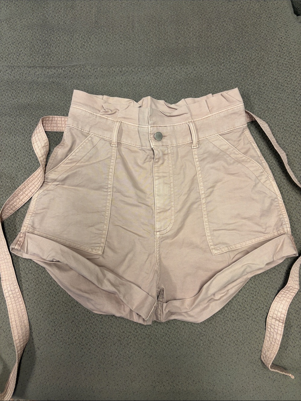 Abercrombie High-Waist Paperbag Women's Shorts